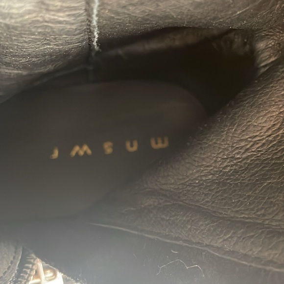 MNSWR Suede Ankle Zip Boots - Picture 7 of 12